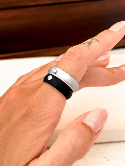 Anel Active Black -  Moissanite