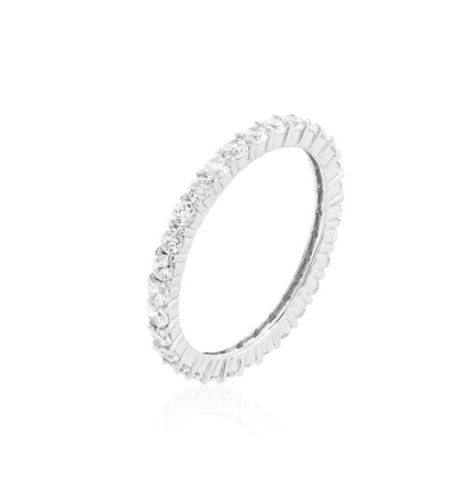 Anel Dynasty 2mm - Moissanite