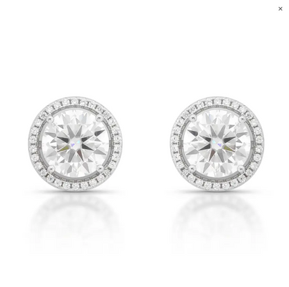 Brinco Eclat Ponto de Luz 15mm | Moissanite