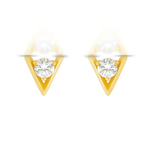 Brinco Triangle | Moissanite
