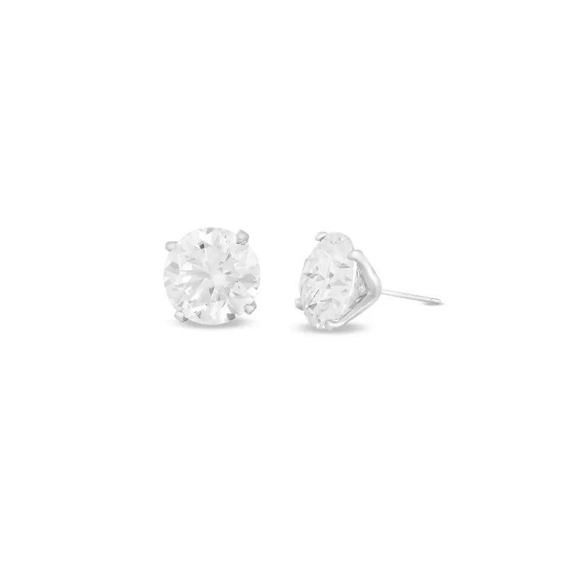 Brinco Ponto de Luz 12mm | Moissanite