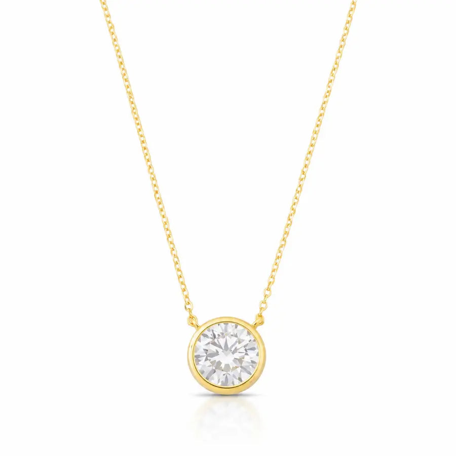 Colar Celeste 6.5mm | Moissanite