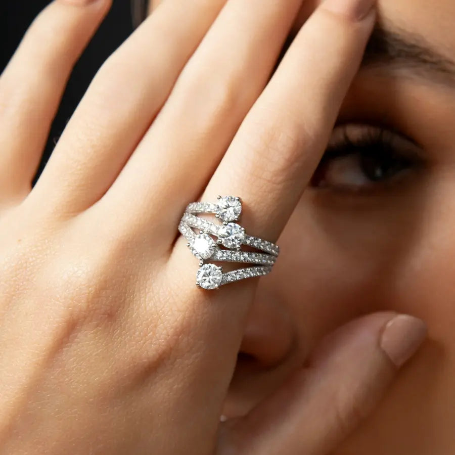 Anel Étoile | Moissanite