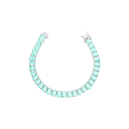 Pulseira Riviera Esmeralda Colombiana 6mm | Lab Grown